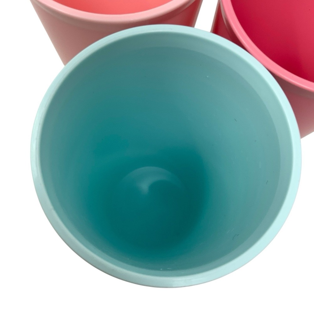 Tupperware Pastel Tumbler Glasses Cups‎ Tall Slender 12 oz Set of 3 - Picture 4 of 11